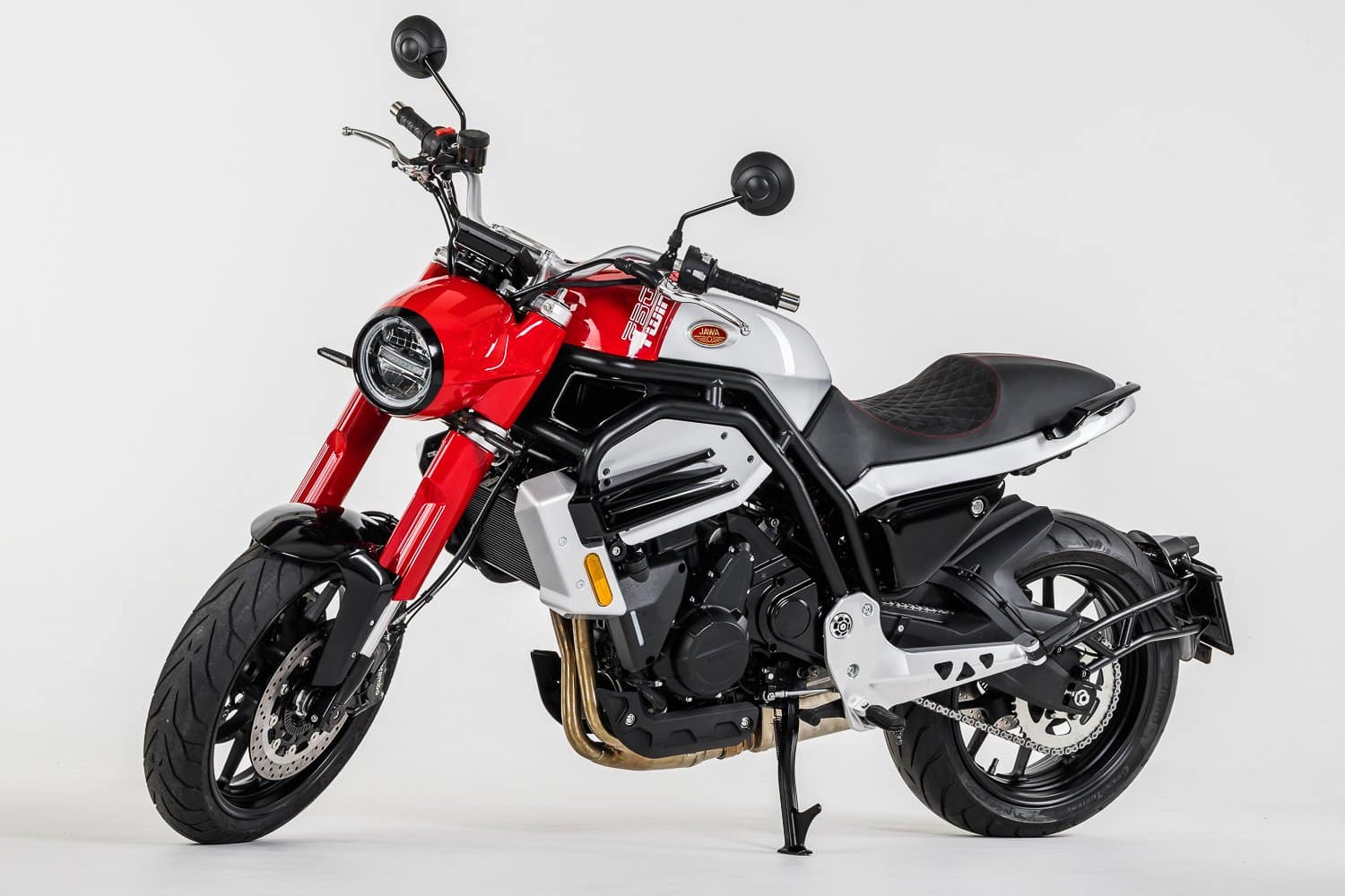 A motorcycle with character. Not a costume.